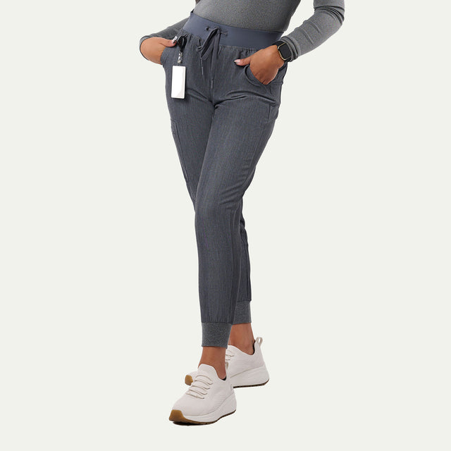 Arabella 5-Pocket Cargo Jogger Scrub Pant - Petite