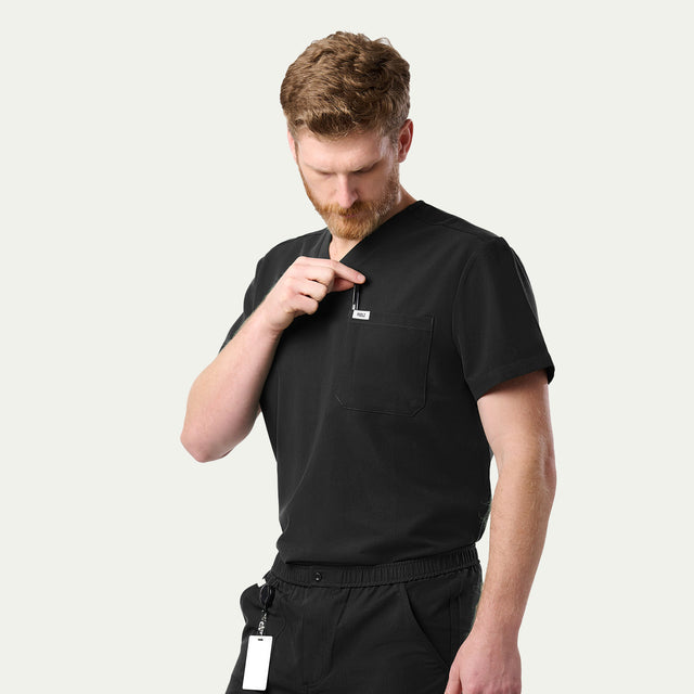 Brian 2-Pocket V-Neck Scrub Top