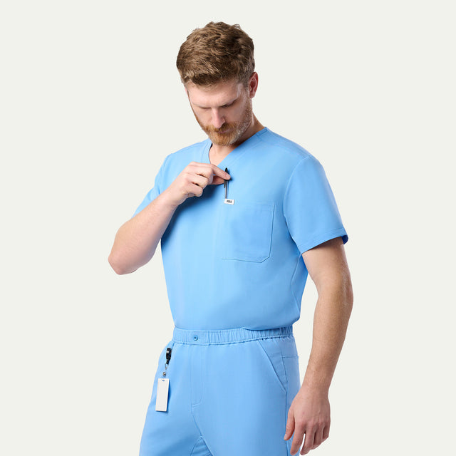 Brian 2-Pocket V-Neck Scrub Top