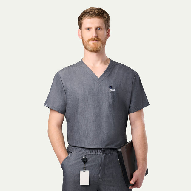 Brian 2-Pocket V-Neck Scrub Top