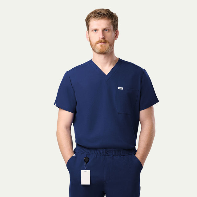 Brian 2-Pocket V-Neck Scrub Top