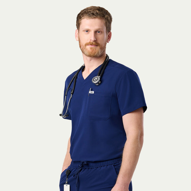 Brian 2-Pocket V-Neck Scrub Top