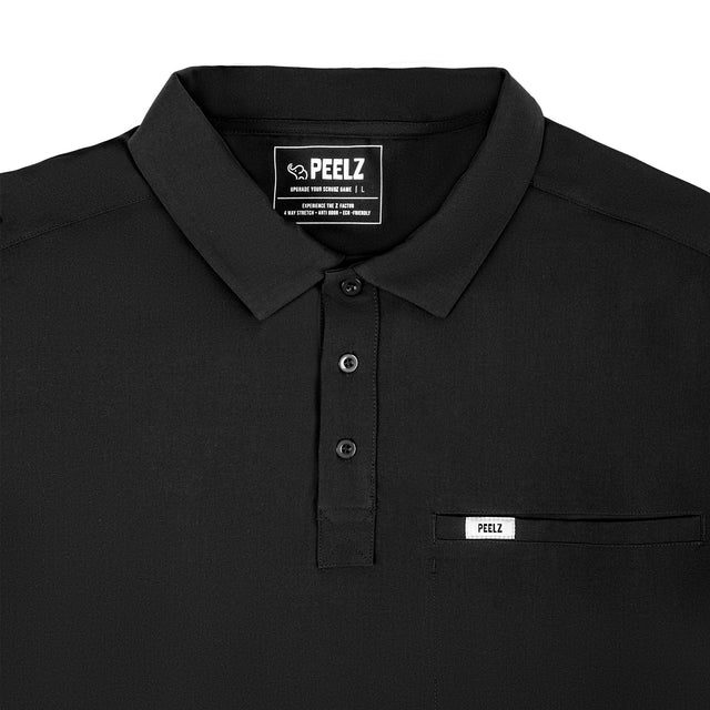 Jack 4-Pocket Polo Scrub Top