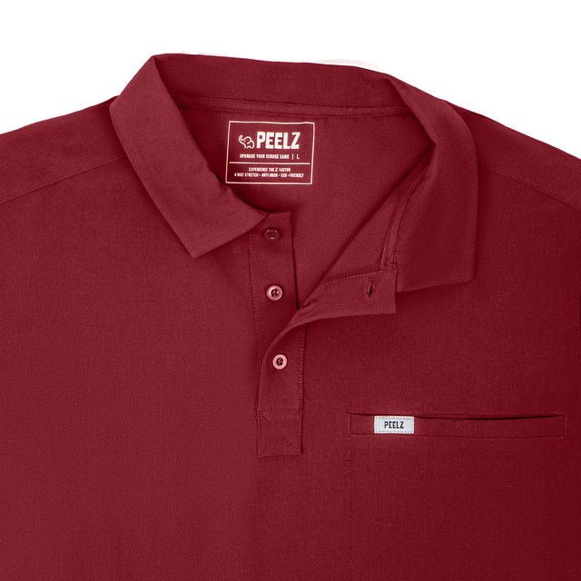 Jack 4-Pocket Polo Scrub Top
