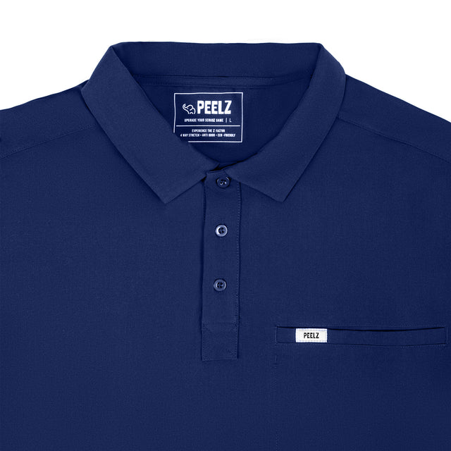 Jack 4-Pocket Polo Scrub Top