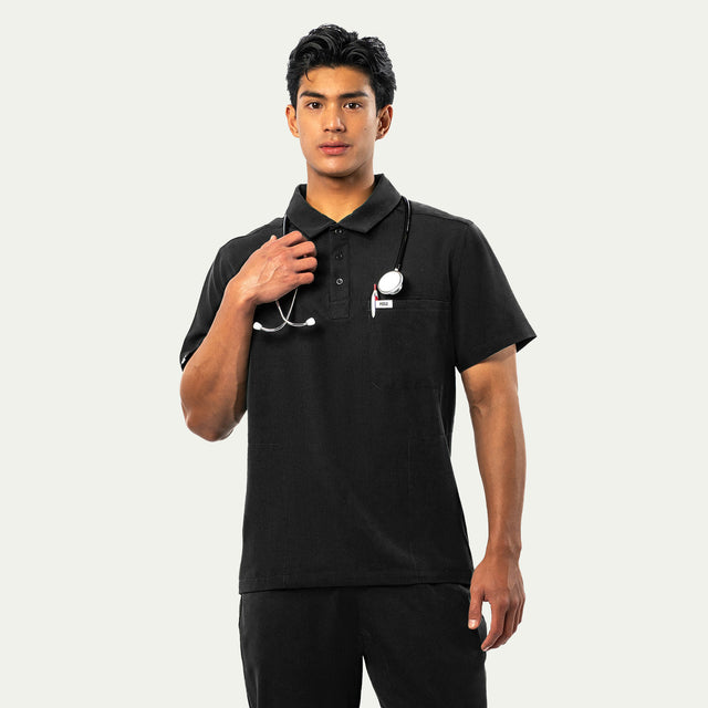 Jack 4-Pocket Polo Scrub Top
