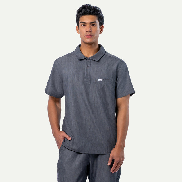 Jack 4-Pocket Polo Scrub Top