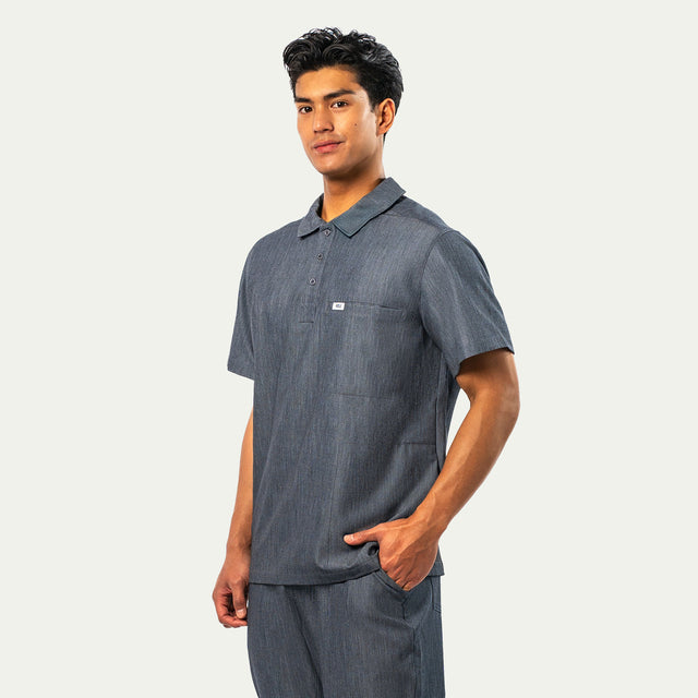 Jack 4-Pocket Polo Scrub Top