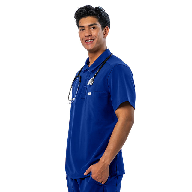 Jack 4-Pocket Polo Scrub Top