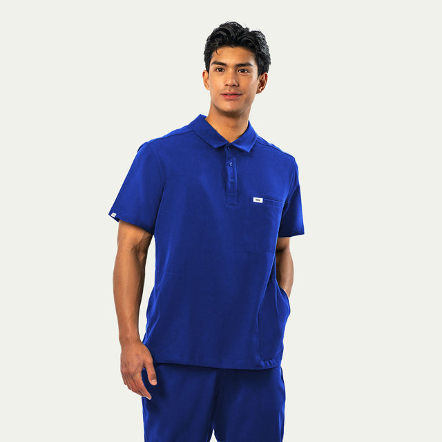Jack 4-Pocket Polo Scrub Top