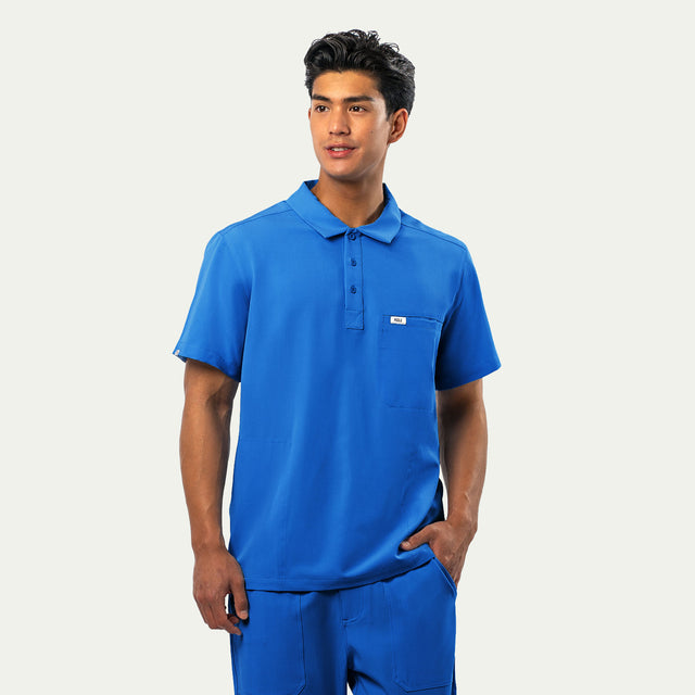 Jack 4-Pocket Polo Scrub Top