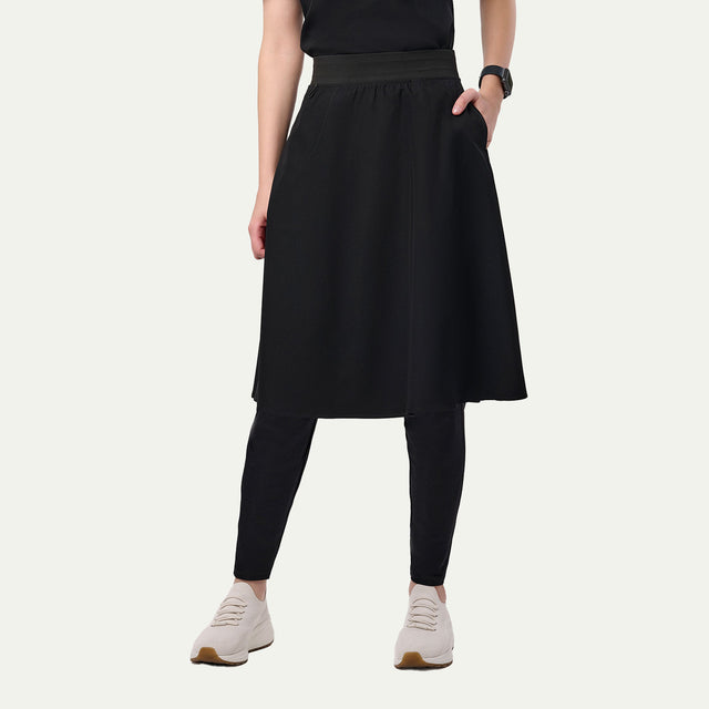 Jennifer 2 Side Pockets Scrub Skirt