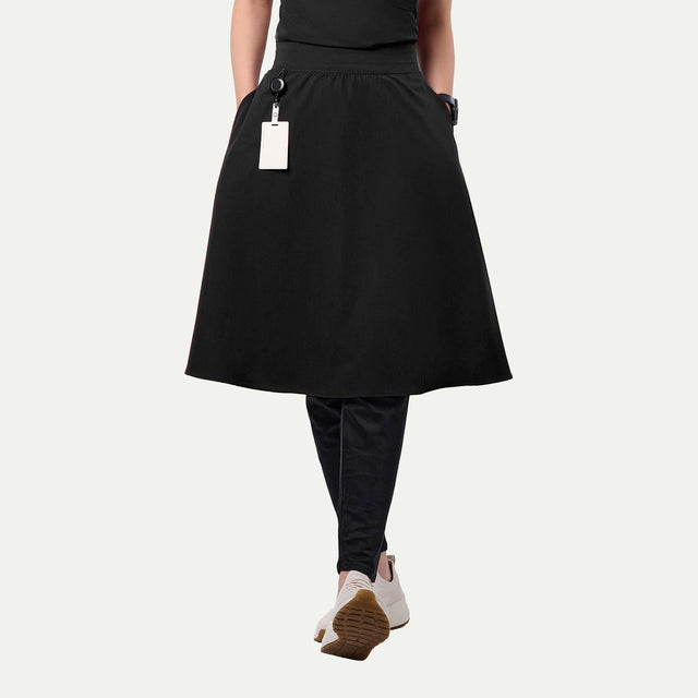 Jennifer 2 Side Pockets Scrub Skirt
