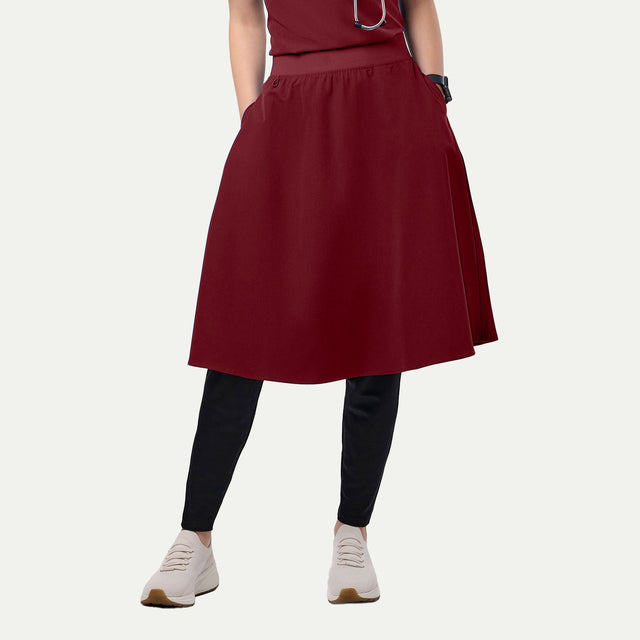 Jennifer 2 Side Pockets Scrub Skirt