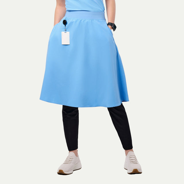 Jennifer 2 Side Pockets Scrub Skirt