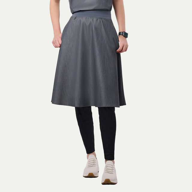 Jennifer 2 Side Pockets Scrub Skirt