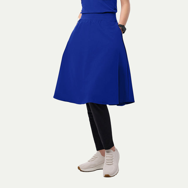 Jennifer 2 Side Pockets Scrub Skirt