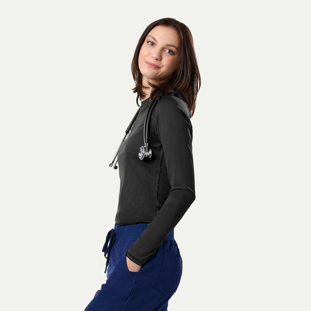 Kiki Seamless Long-Sleeve Underscrub Top