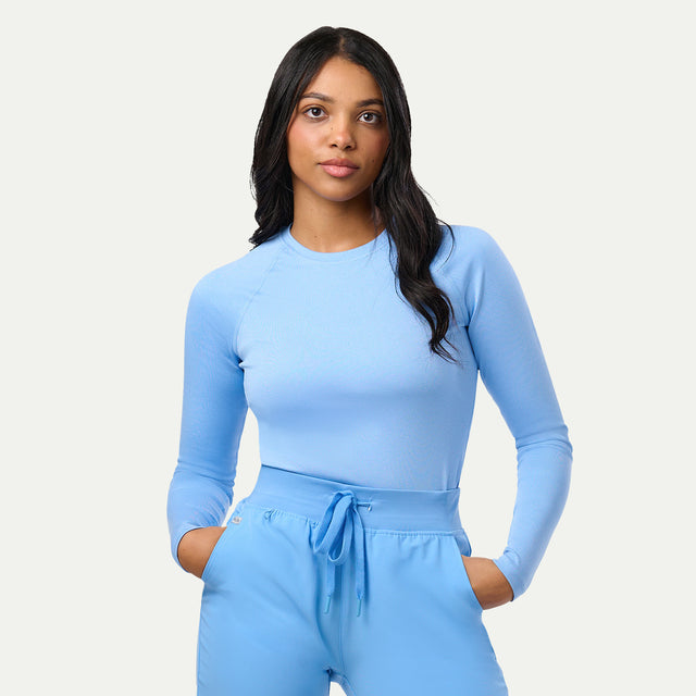 Kiki Seamless Long-Sleeve Underscrub Top