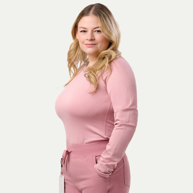 Kiki Seamless Long-Sleeve Underscrub Top