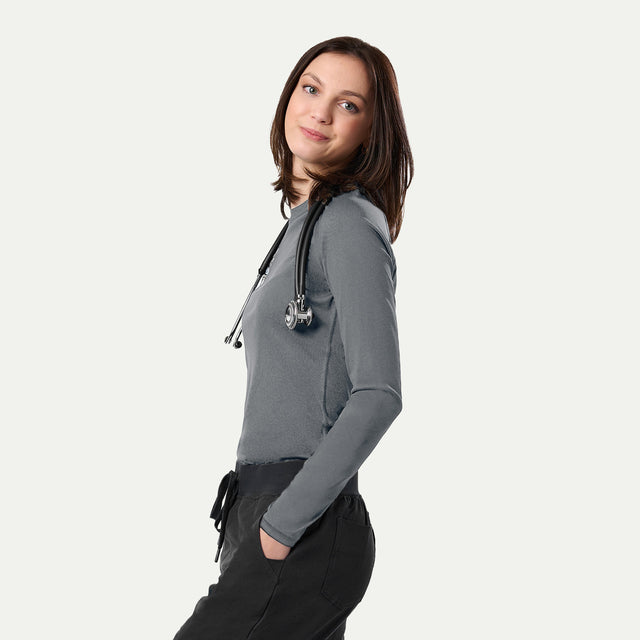 Kiki Seamless Long-Sleeve Underscrub Top