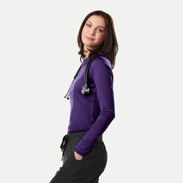 Kiki Seamless Long-Sleeve Underscrub Top