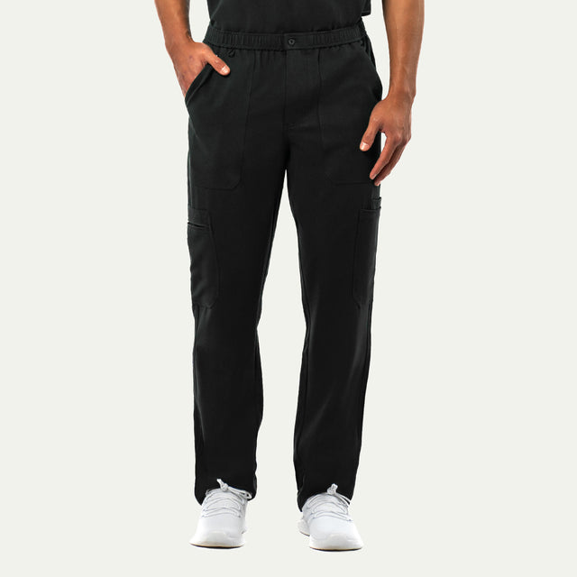 Kyle 9-Pocket Straight Leg Cargo Scrub Pant - Short