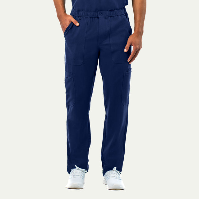 Kyle 9-Pocket Straight Leg Cargo Scrub Pant - Short
