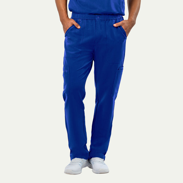Kyle 9-Pocket Straight Leg Cargo Scrub Pant - Short