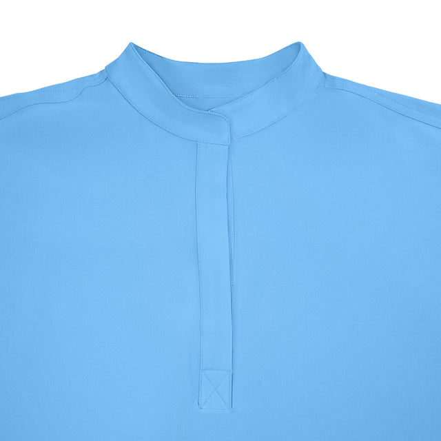 Lindsey 2-Pocket Mandarin Collar Scrub Top