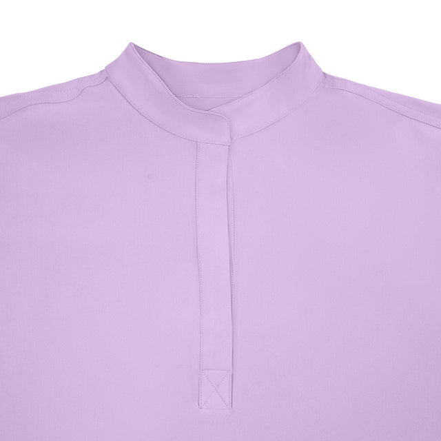 Lindsey 2-Pocket Mandarin Collar Scrub Top