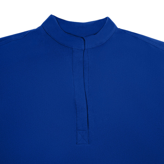 Lindsey 2-Pocket Mandarin Collar Scrub Top