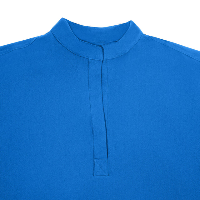 Lindsey 2-Pocket Mandarin Collar Scrub Top