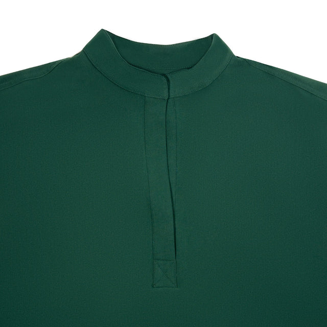 Lindsey 2-Pocket Mandarin Collar Scrub Top