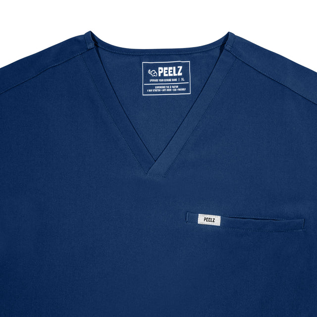 Peter 4-Pocket V-Neck Scrub Top