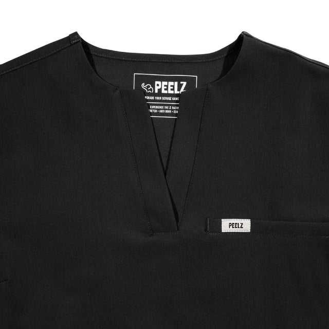 Rina 4-Pocket A-Neck Scrub Top