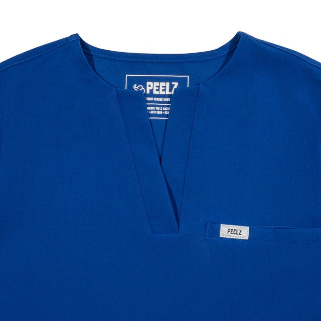 Rina 4-Pocket A-Neck Scrub Top