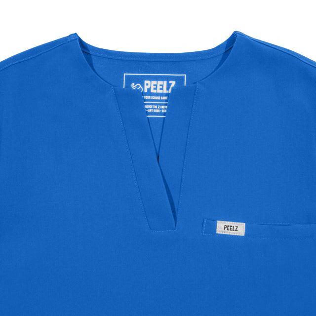 Rina 4-Pocket A-Neck Scrub Top