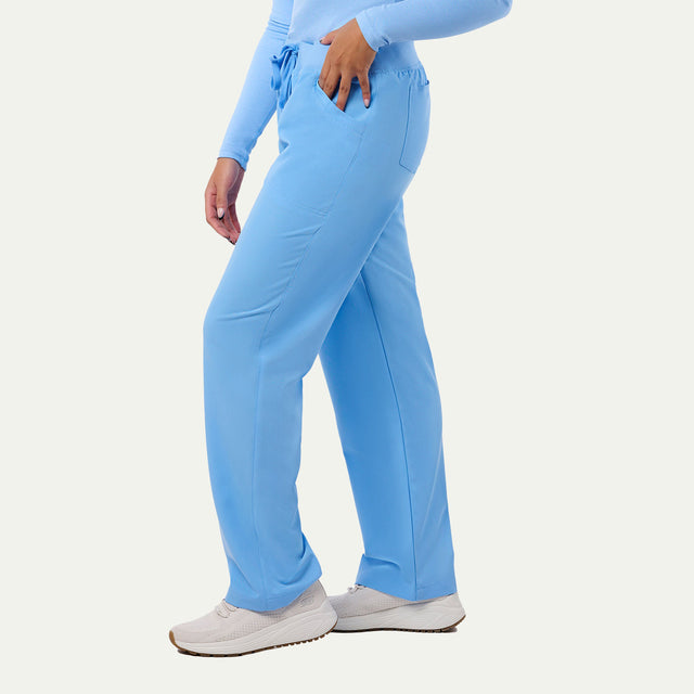 Sara 4-Pocket Straight Leg Scrub Pant - Regular