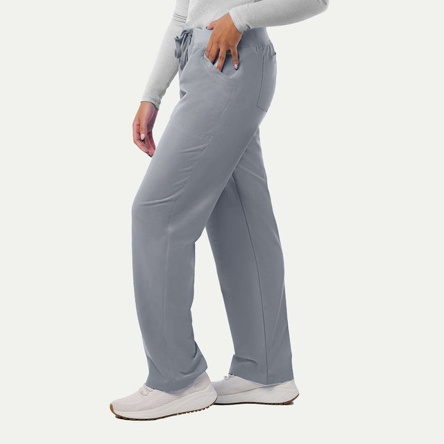 Sara 4-Pocket Straight Leg Scrub Pant - Regular
