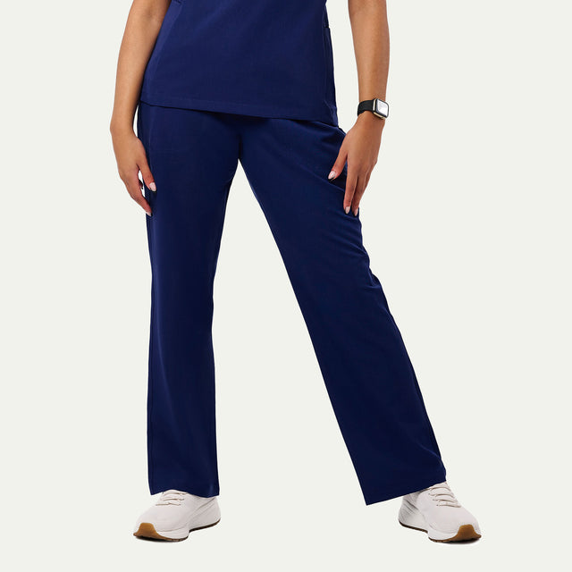 Sara 4-Pocket Straight Leg Scrub Pant - Tall