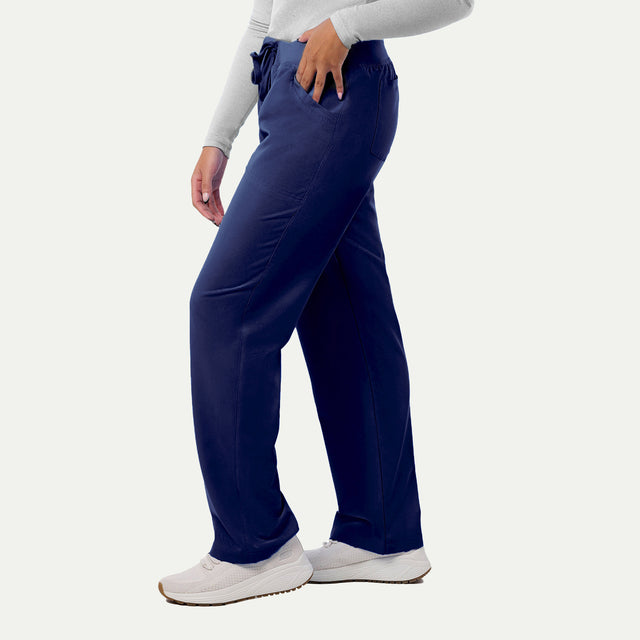 Sara 4-Pocket Straight Leg Scrub Pant - Regular