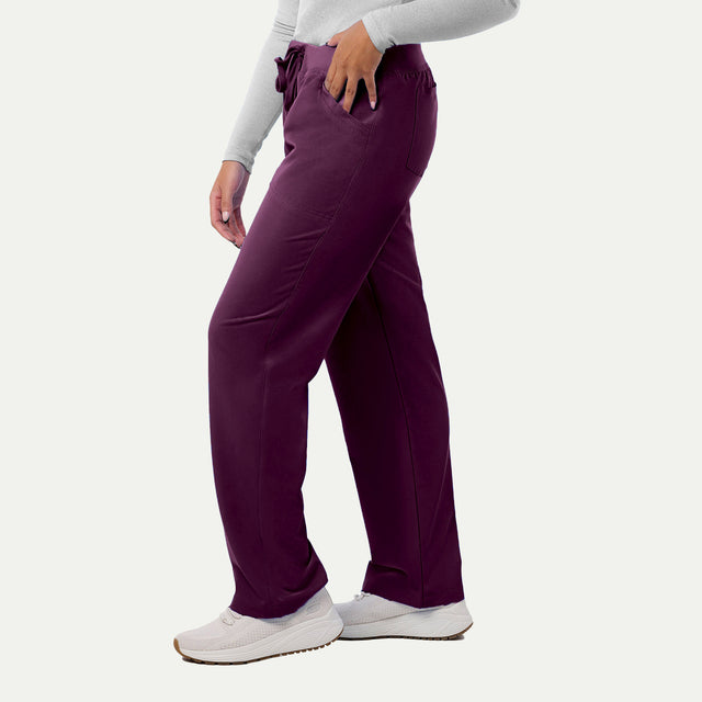 Sara 4-Pocket Straight Leg Scrub Pant - Regular