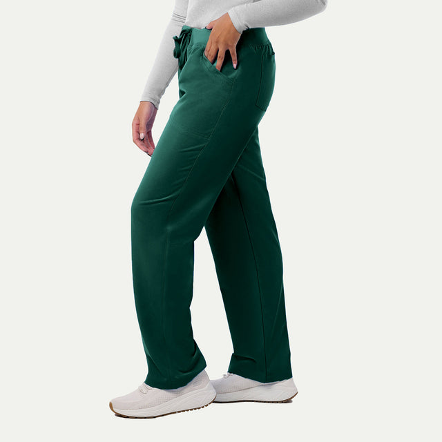 Sara 4-Pocket Straight Leg Scrub Pant - Regular
