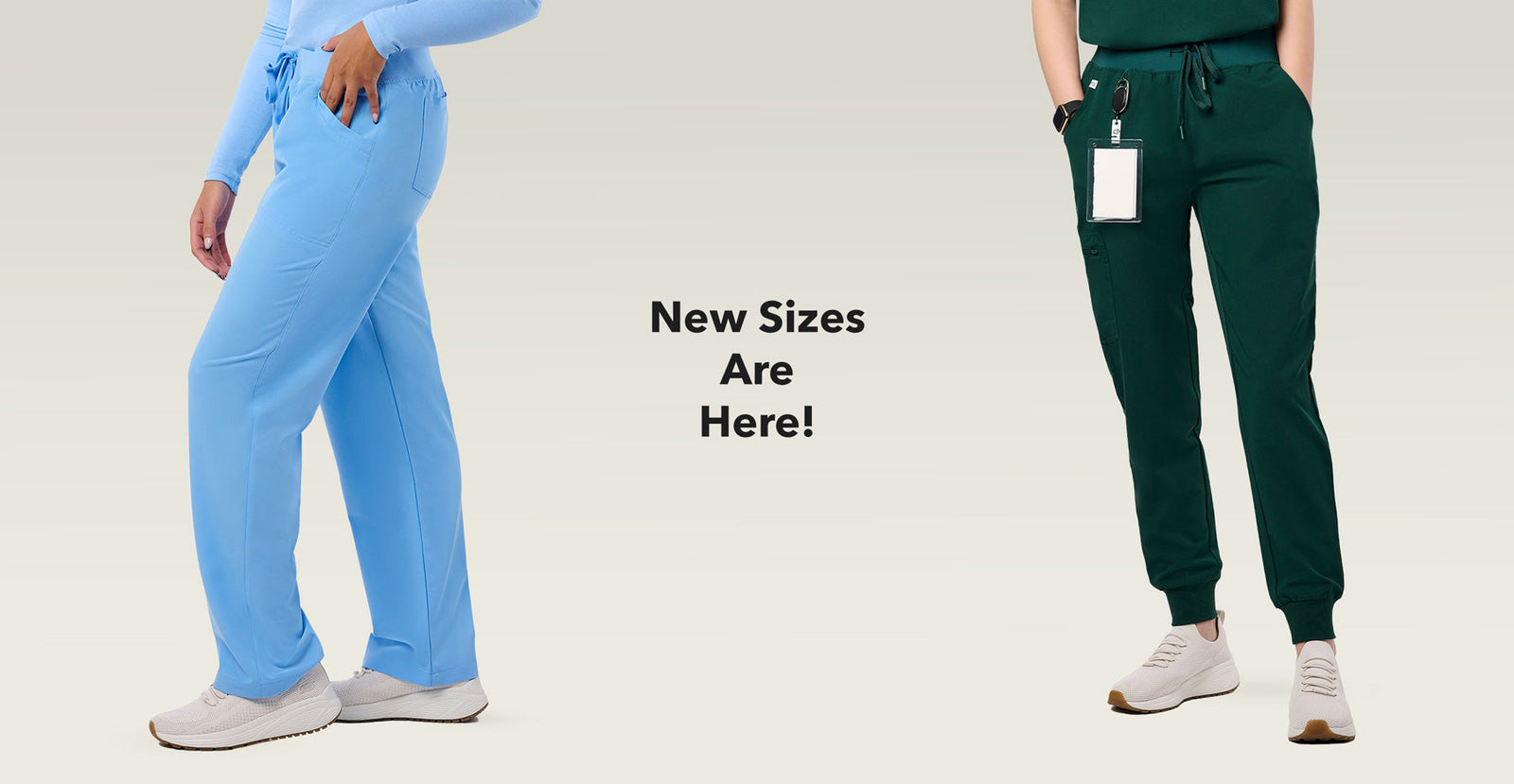 Expanded Sizes: Plus Size Petite and Medium Tall Scrub Pants