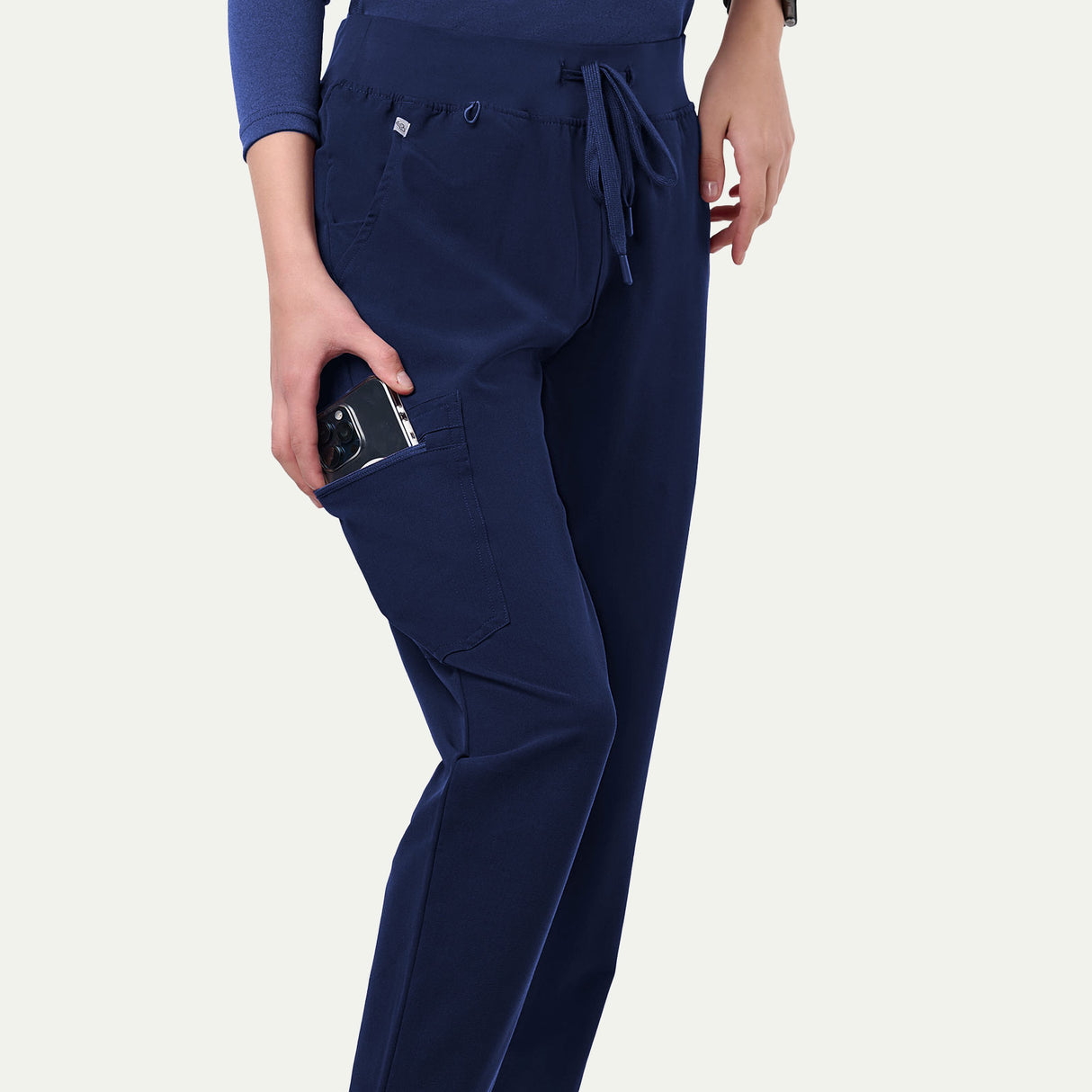 Arabella Cargo Jogger 5-Pocket Scrub Pant - Petite