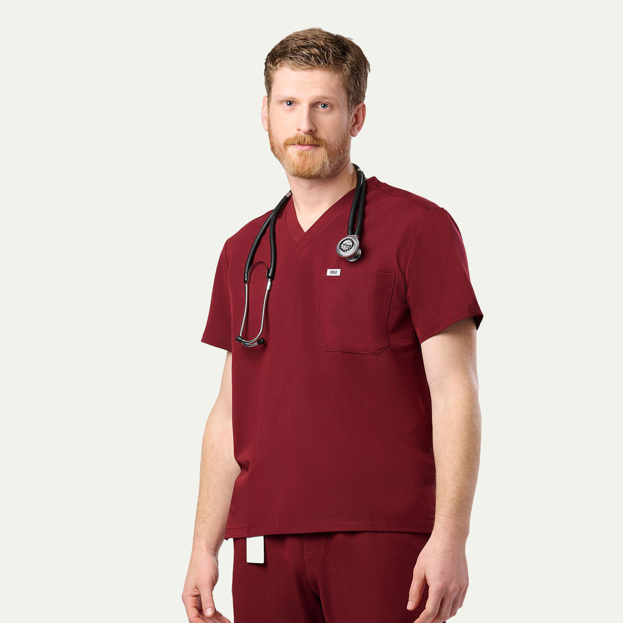 Brian 2-Pocket V-Neck Scrub Top