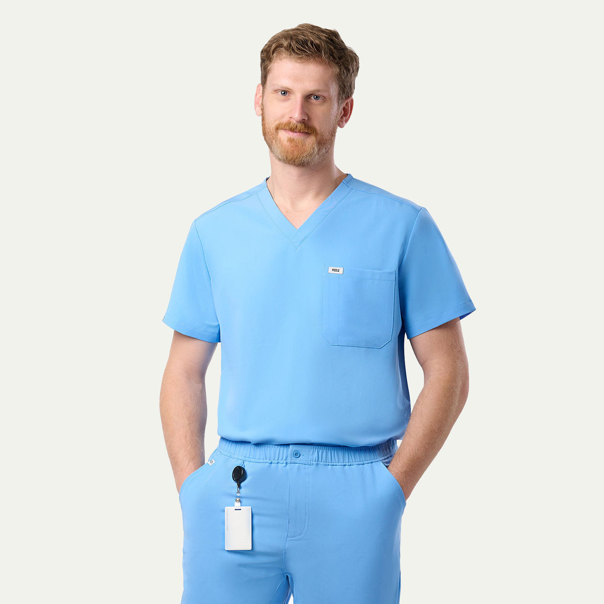 Brian 2-Pocket V-Neck Scrub Top