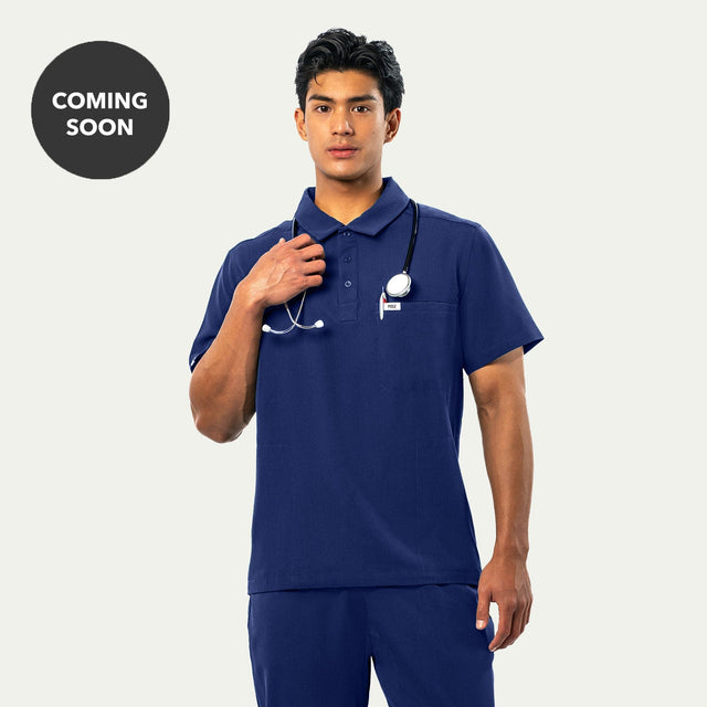 Jack 4-Pocket Polo Scrub Top