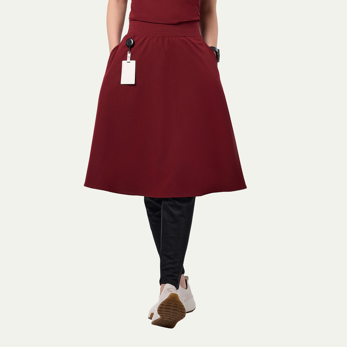 Jennifer 2 Side Pockets Scrub Skirt